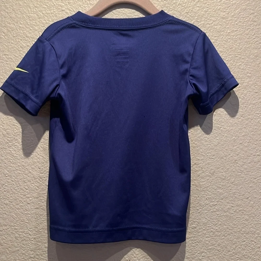 Nike Preschool Boys' Nike Geometric Baseball T-Shirt Blue Size 3T
